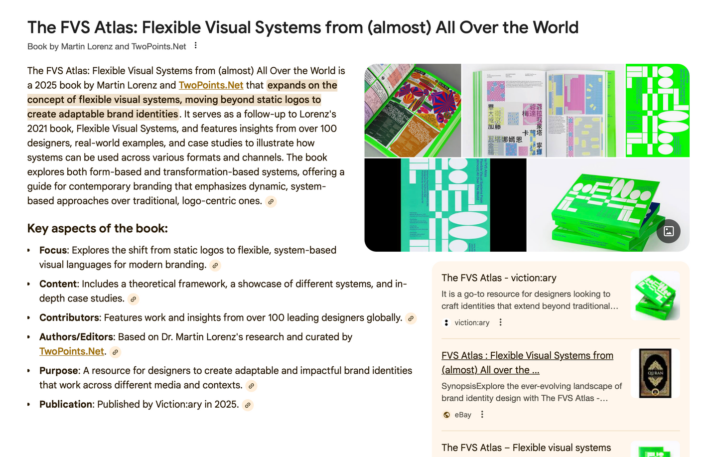 The Fvs Atlas: Flexible Visual Systems | Martin Lorenz