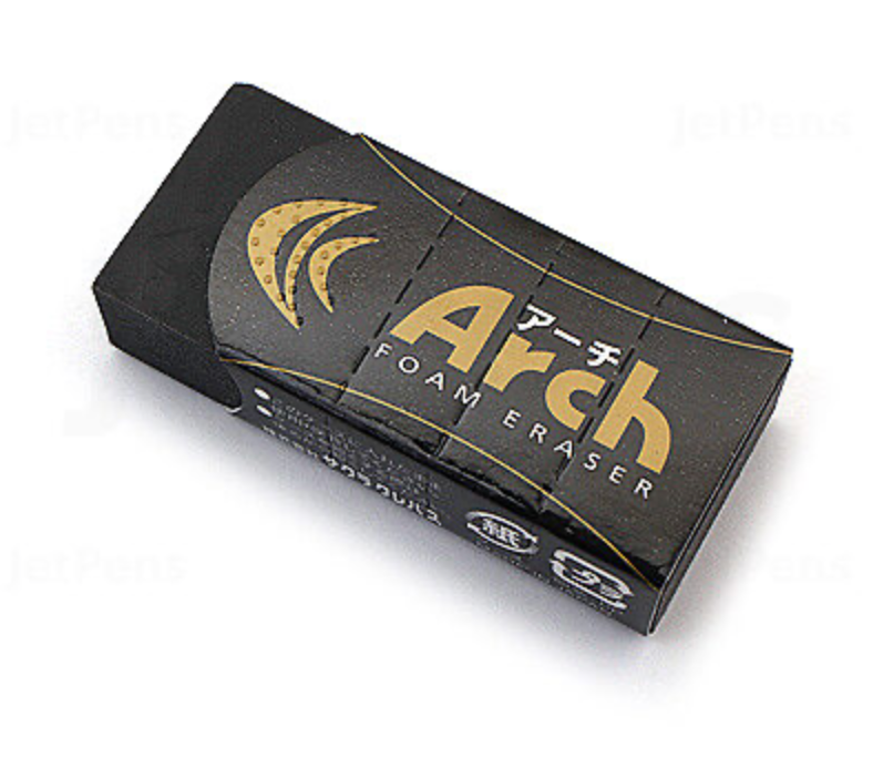 Durable Arch Foam Black Eraser | Sakura (Japan)