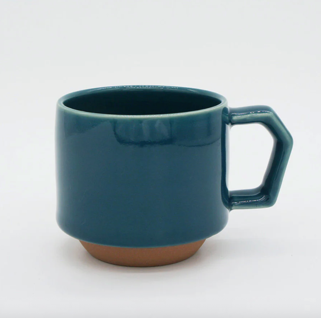 Stackable Ceramic Mug | Dark Green | CHIPS Inc (Japan)