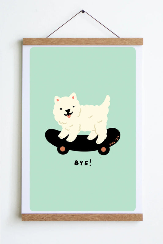 Sk8 Dawg (Bye) Print | Stay Home Club (CA)