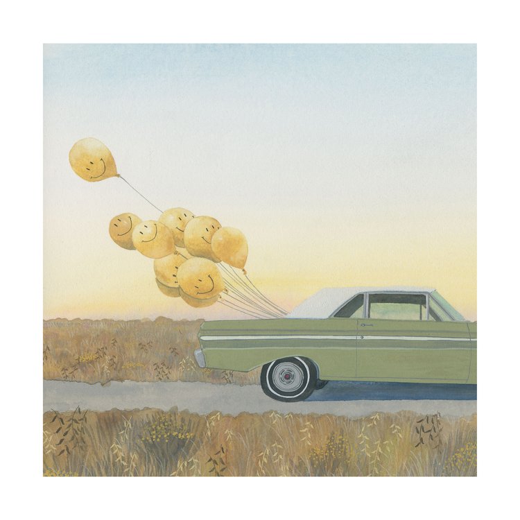 Smiles All the Way Art Print | Heather Sundquist Hall (TX)