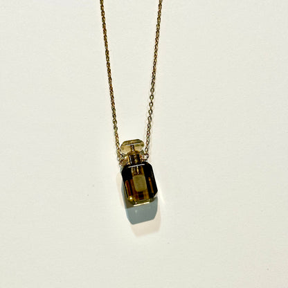 Gemstone Mini Perfume Bottle Necklace | Christine Jehlickova (ONT)