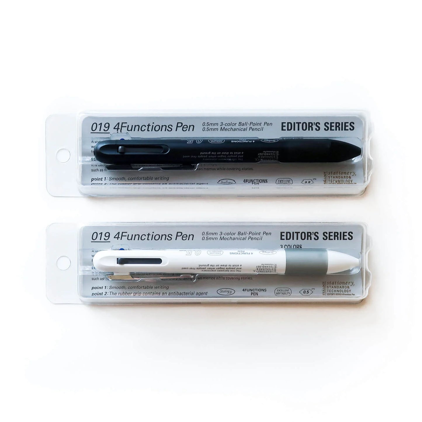 4 Function 0.5mm Pen | Stalogy (Japan)