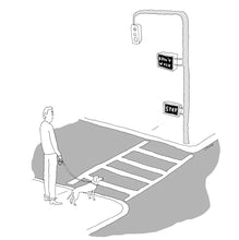 Load image into Gallery viewer, Stay Don't Walk Letterpress Print | Liana Finck (NY)
