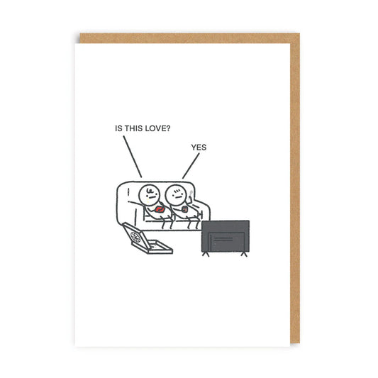 Is This Love? Greeting Card  | Goose Fight