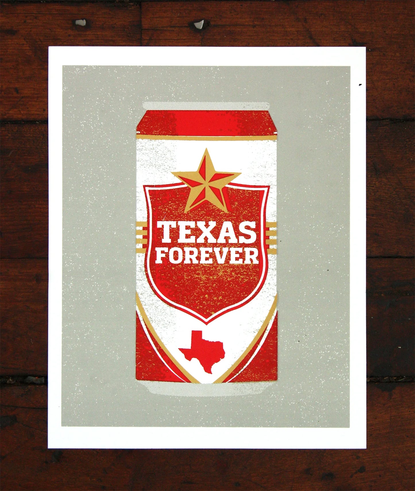 Texas Forever Screenprint | Nate Duval (MA)