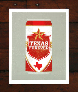 Texas Forever Screenprint | Nate Duval (MA)