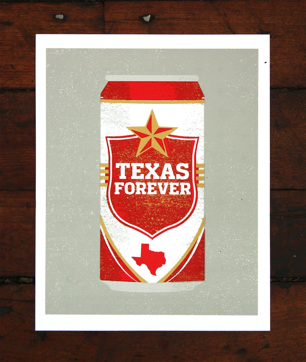 Texas Forever Screenprint | Nate Duval (MA)