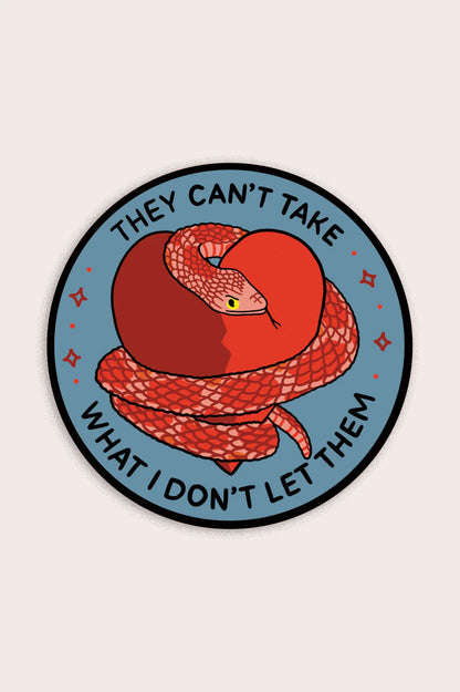 They Can't Take What Vinyl Sticker | SHC x Kevin Devine