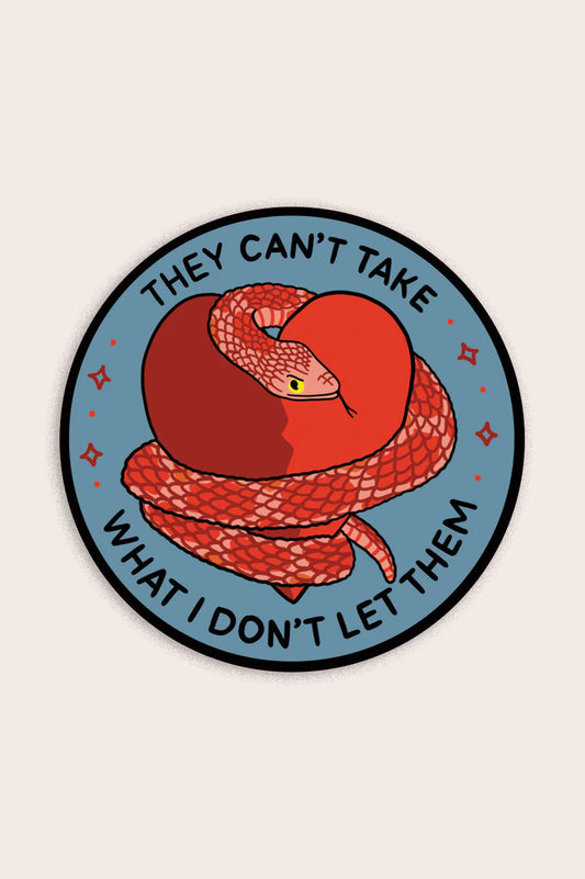 They Can't Take What Vinyl Sticker | SHC x Kevin Devine