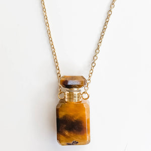 Gemstone Mini Perfume Bottle Necklace | Christine Jehlickova (ONT)