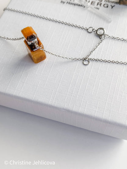 Gemstone Mini Perfume Bottle Necklace | Christine Jehlickova (ONT)