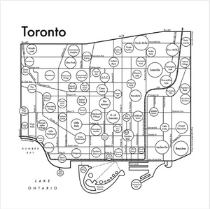 Toronto Map Print | Archie's Press (NY)