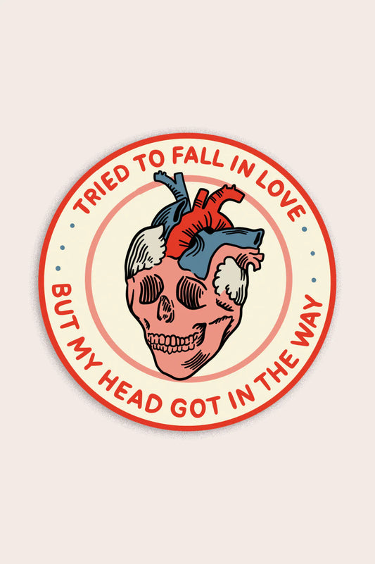 Tried to Fall Vinyl Sticker | SHC x Kevin Devine