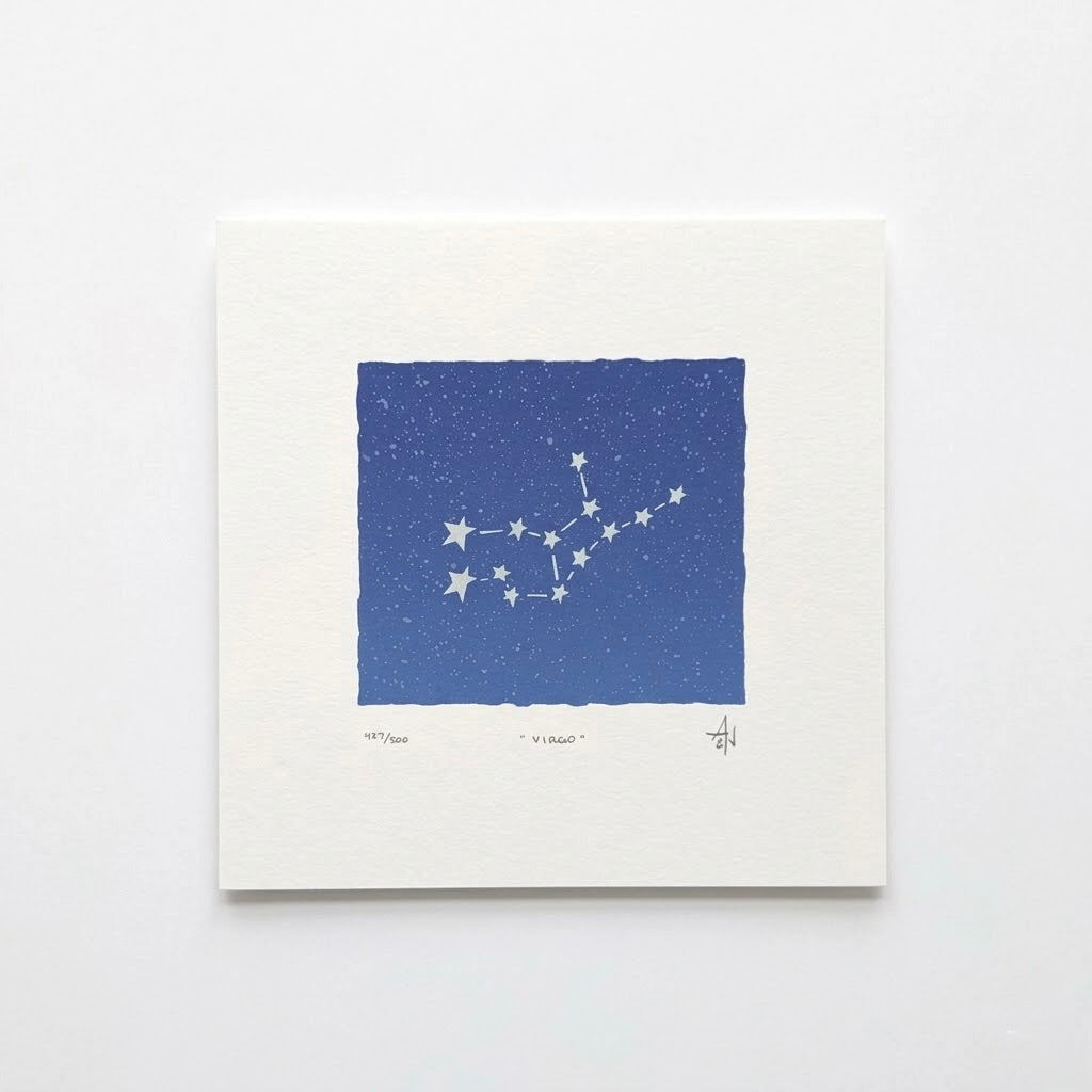 Zodiac Constellation Screenprint | Allison & Jonathan Metzger (IA)