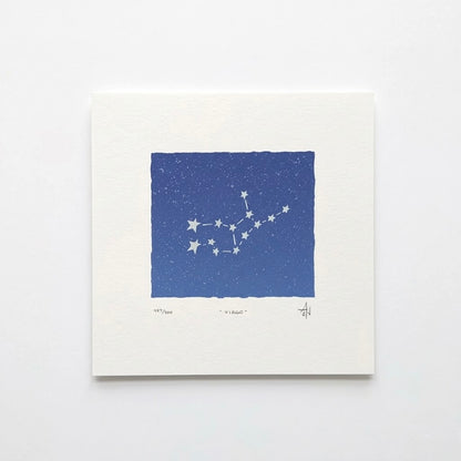 Zodiac Constellation Screenprint | Allison & Jonathan Metzger (IA)