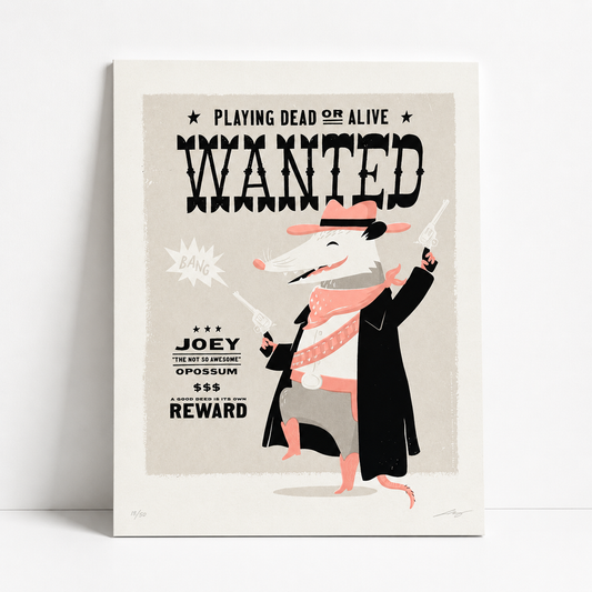 Wanted Art Print | Factory 43 (WA)