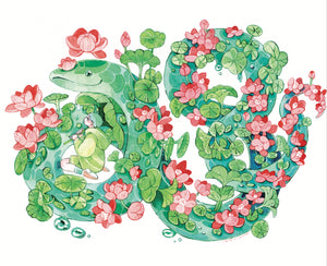 Water Snake Art Print | Koyamori (CAN)