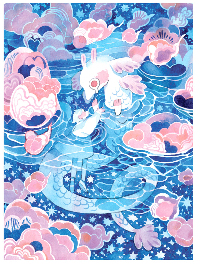 Water World Art Print | Koyamori (CAN)