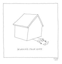 Load image into Gallery viewer, Work From Home Letterpress Print | Liana Finck (NY)
