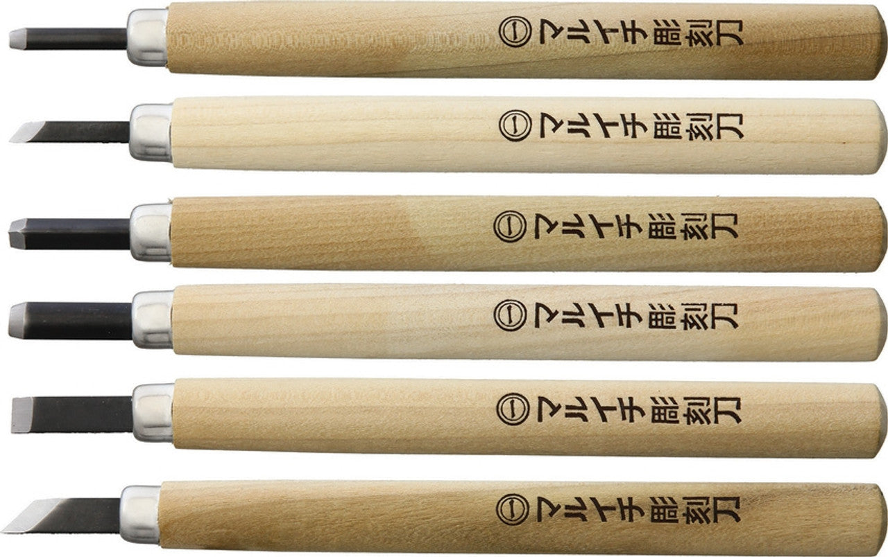 KL-6 Japanese Carving Knife Set | Yoshiharu (Japan)