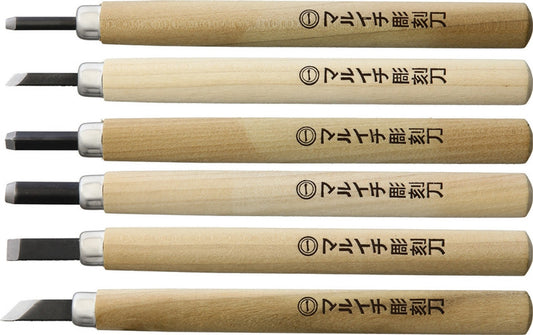 KL-6 Japanese Carving Knife Set | Yoshiharu (Japan)