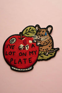 A Lot on my Plate Sticky Patch | Stay Home Club (Canada)
