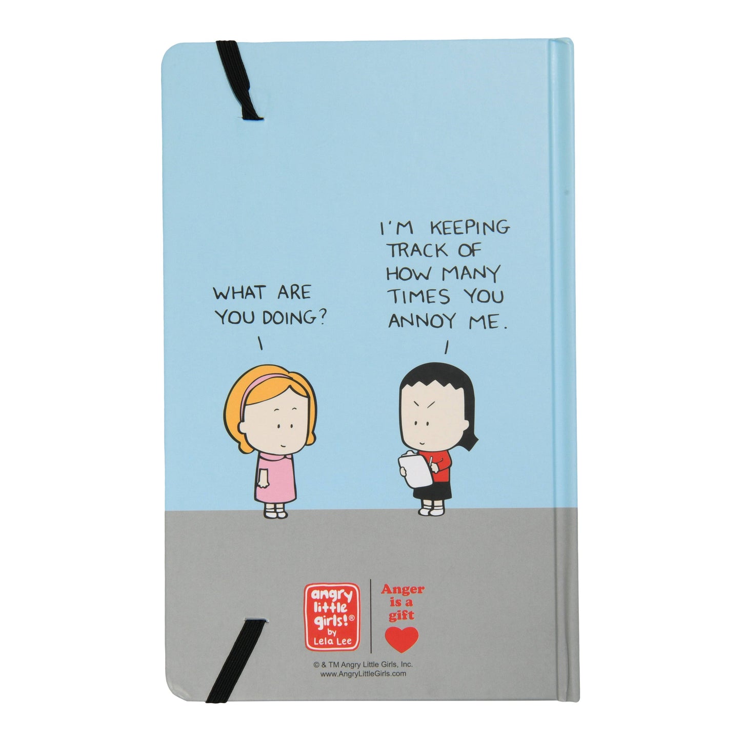 I'm keeping track of how many times you annoy me | Lined Journal | Angry Little Girls (CA)