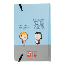 Load image into Gallery viewer, I&#39;m keeping track of how many times you annoy me | Lined Journal | Angry Little Girls (CA)
