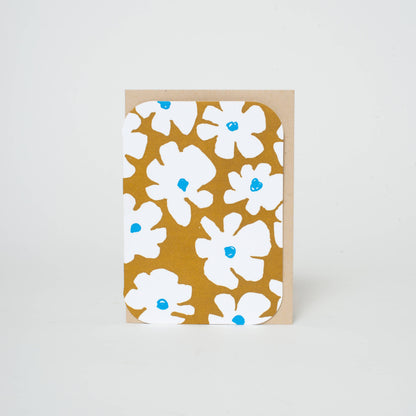 Big Flowers Blank Letterpress Greeting Cards | Egg Press(OR)
