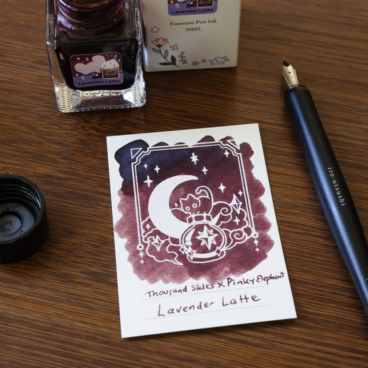 Ink Potion Cat ink swatch cards, pack of 50 by Thousand Skies, alternate view 4