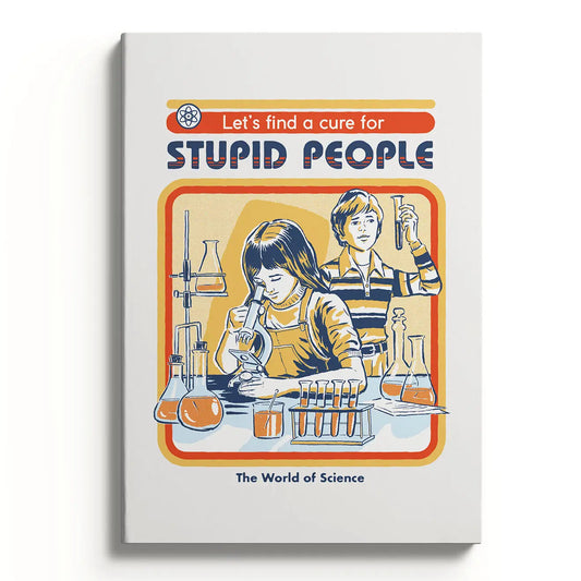 Cure for Stupid People Paperback Notebook (A5) | Steven Rhodes (AUS)