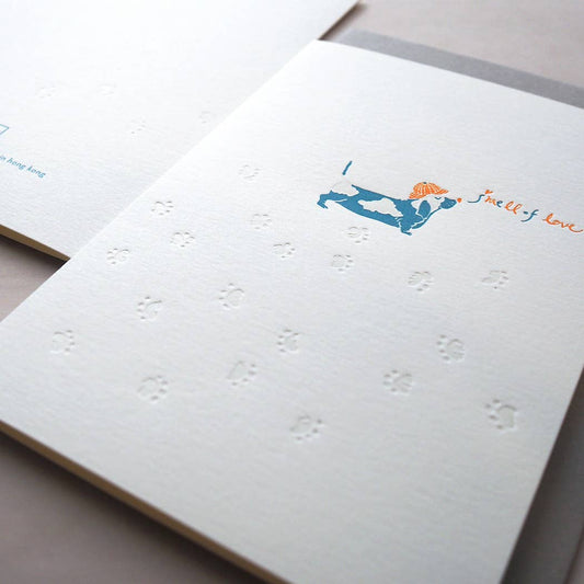 Smell of Love Letterpress Greeting Card | ditto ditto (HK)