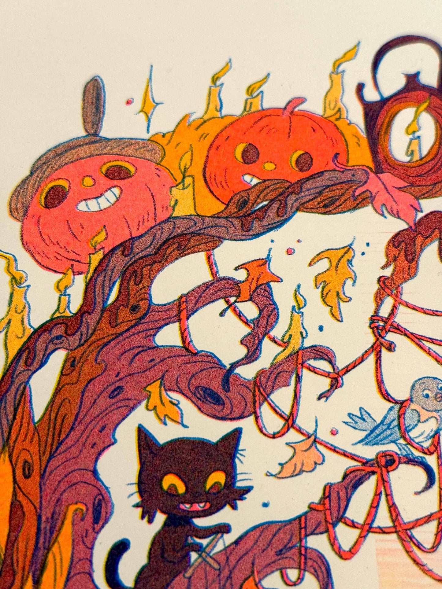 Ain’t That Just The Way Small | Over The Garden Wall tribute Riso Print | Natalie Andrewson (CA)