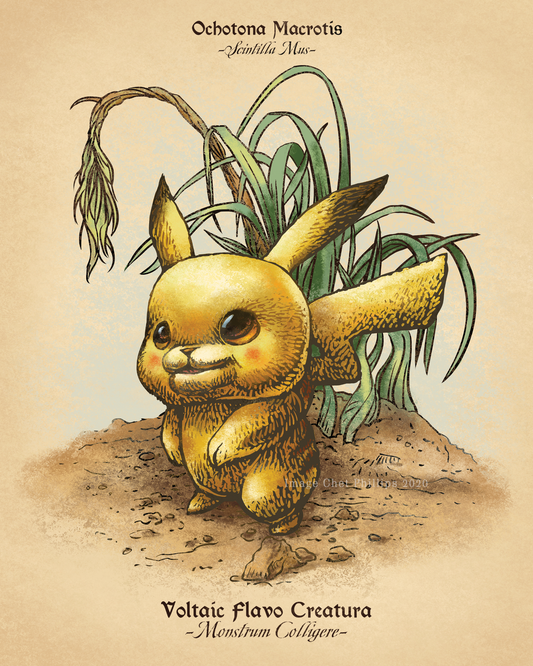 Pikachu Study Print | Chet Phillips (TX)