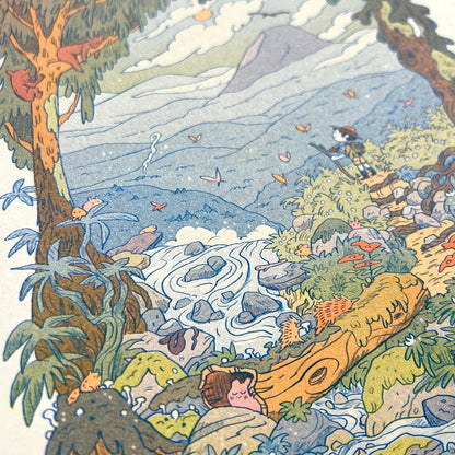 Mountain Dreams Risograph Print | Natalie Andrewson (CA)
