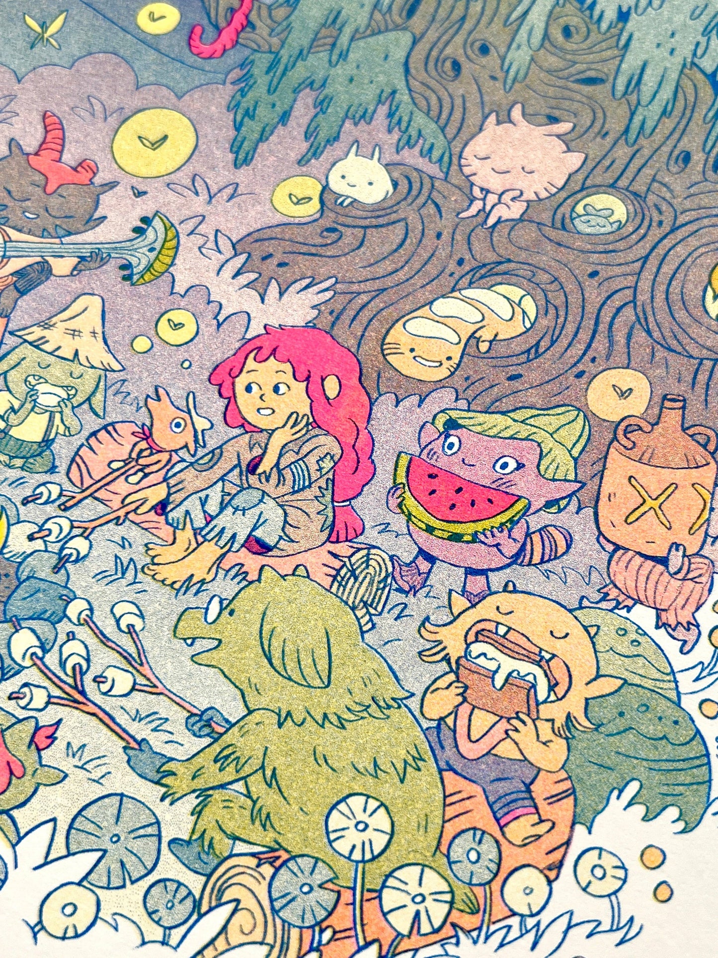 Campfire Stories Riso Print | Natalie Andrewson (CA)