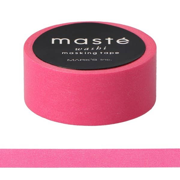 Masté Washi Masking Tape | Pink | Mark's Inc (Japan)