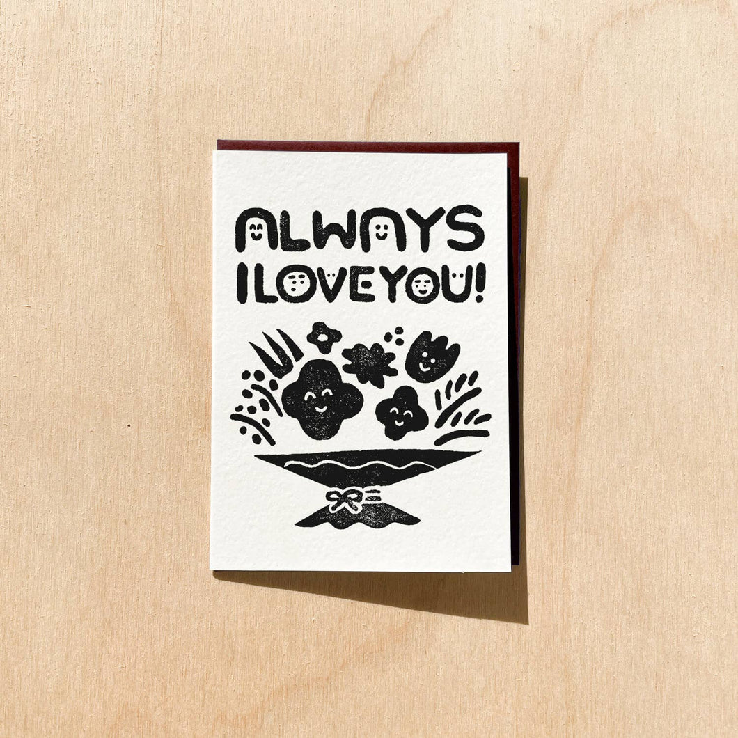 Always I Love You Greeting Card | Oitama (CA)