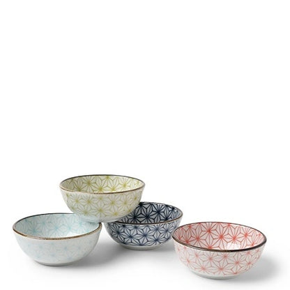 Asanoha Petit Sauce Bowl Set (Japan)