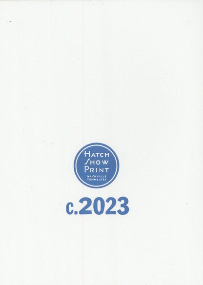 Big Thanks Letterpress Card | Hatch Show Print (TN)
