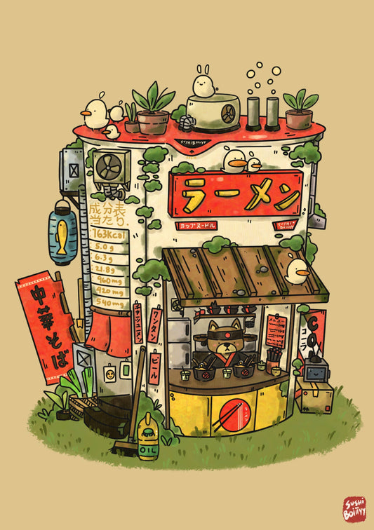 Cup Ramen Mini Print | Sushiboiiiyy (Canada)