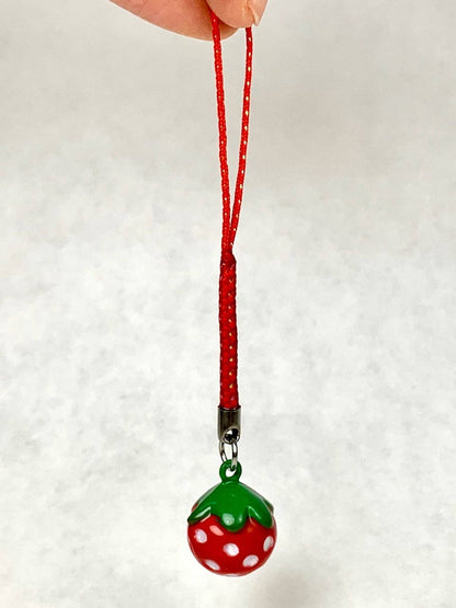 Strawberry Bell Phone Charm