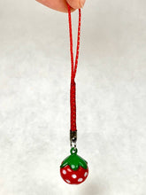 Load image into Gallery viewer, Strawberry Bell Phone Charm
