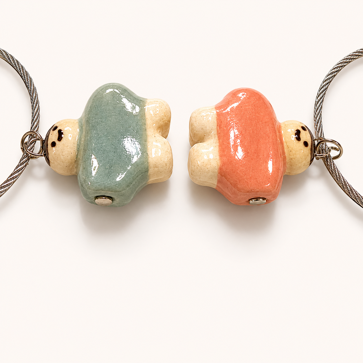 Always Together Stoneware Couples Pendant Set | Taitau Fung (HK)