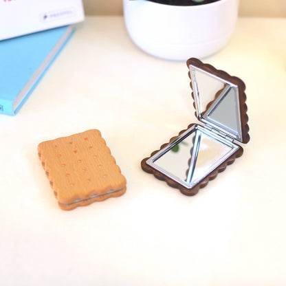 Biscuit Pocket Mirror | Senser Woodcraft (NJ)