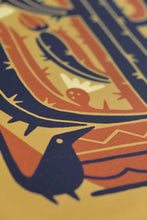 Load image into Gallery viewer, Saguaro Bloom Screenprint | 11" x 14" Edition | DKNG Studios (CA)
