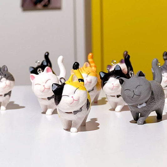 Best Friend Cat Figure Collectable Keyring Mystery Box  | K-Wonderland (Korea)