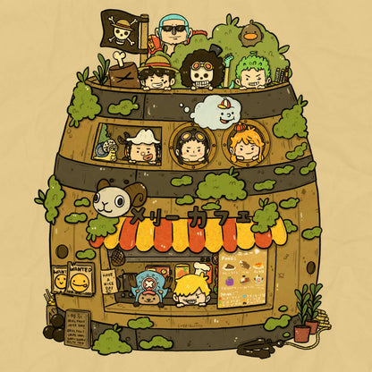 One Piece Cafe Art Print | Sushiboiiiyy (CAN)