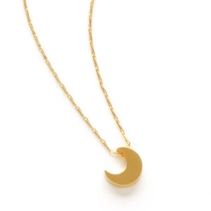 Tiny Crescent Moon Necklace | Amano Studio (CA)